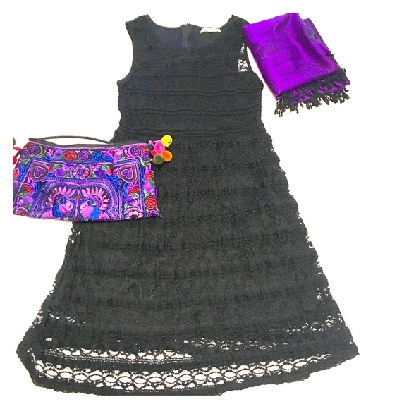 Ya Los Angeles Sleeveless Black Knit Dress NWT - Picture 1 of 6